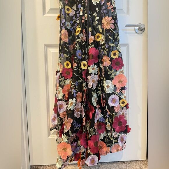 NWOT BRONX AND BANCO Jasmine Multi Floral Strapless Gown, size XS - Picture 11 of 16